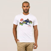 T-shirt Ski Vermont (Devant entier)