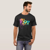 T-shirt Ski Vintage 80s 90s (Devant entier)