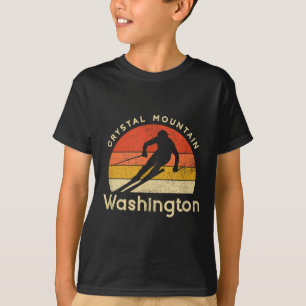 T-shirt Ski vintage Crystal Mountain Washington Mountain