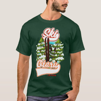 T-shirt Ski vintage Otaru Japon
