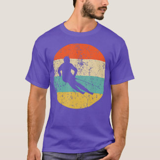 T-shirt Ski Vintage Retro Skier