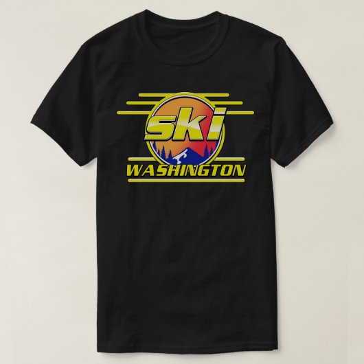T-shirt Ski Washington (Design devant)