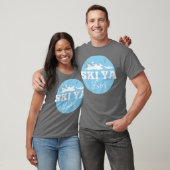 T-shirt Ski Ya Later Funny Skiing (Unisexe)