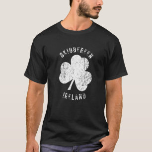 T-shirt Skibbereen Cork Irlande Shamrock Vintage Distresse