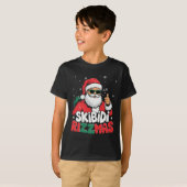 T-shirt Skibidi Rizzmas Noël Père Noël Joyeux Rizz M (Devant entier)