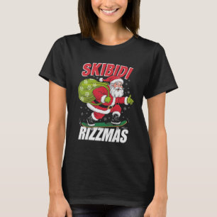 T-shirt Skibidi Rizzmas Noël Rizz Père Noël Charism