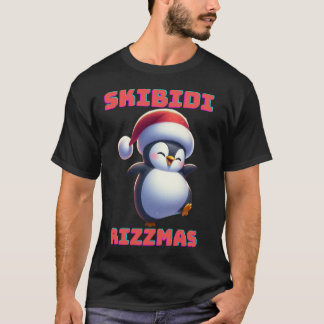 T-shirt Skibidi Rizzmas Penguin