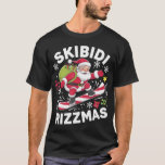 T-shirt Skibidi Rizzmas Santa Clause Patinage Board Rizz<br><div class="desc">Skibidi Rizzmas Santa Clause Ski Board Rizz Holiday</div>