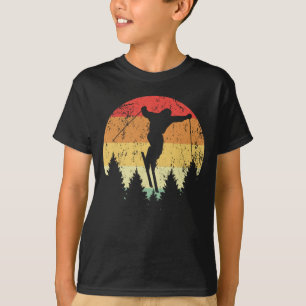 T-shirt Skier rétro Ski vintage sports d'hiver