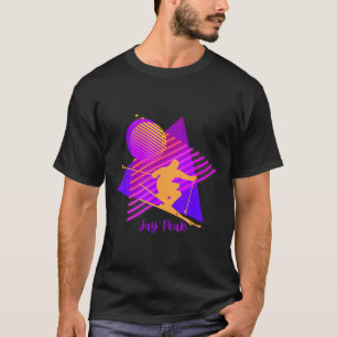 T-shirt skieur de jay peak vermont des années 90