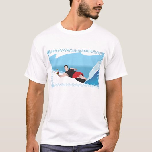 T-shirt Skieur de slalom (Devant)