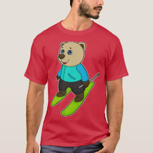 T-shirt Skieur ours Ski