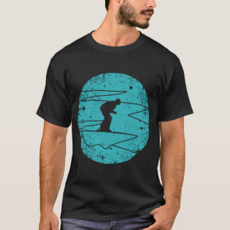 T-shirt Skieurs, randonnées à ski, ski de fond, montagne