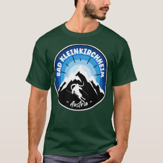T-shirt Skiing Bad Kleinkirchheim Autriche Bleu