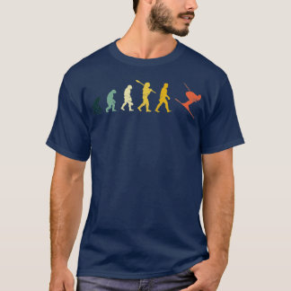 T-shirt Skiing Evolution for Skiiers and Ski Lover