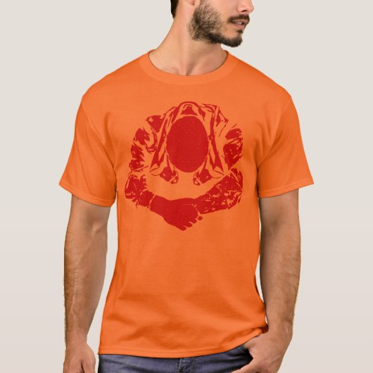 T-shirt Skinhead, rouge (Devant)