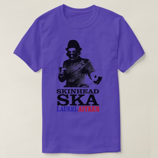 T-shirt Skinhead Ska avec Laurel (Design devant)