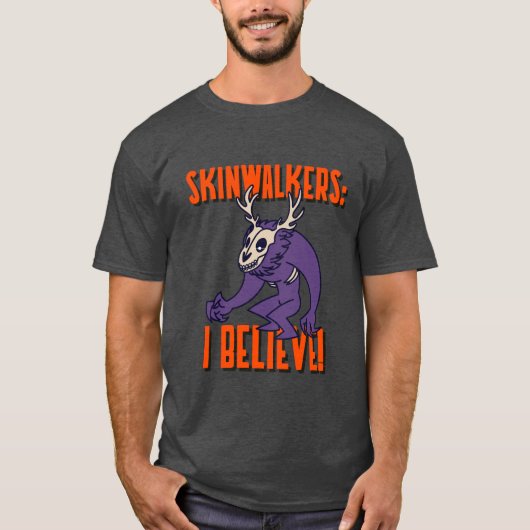 T-SHIRT SKINWALKERS : JE CROIS (Devant)