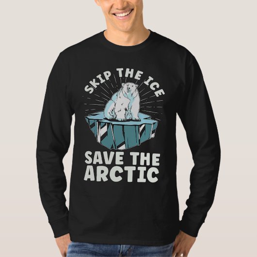 T-shirt Skip The Ice Save The Spread Awareness  Global War (Devant)