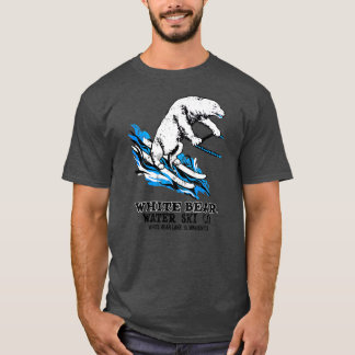 T-shirt Skis de l'Ours blanc