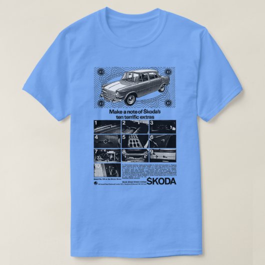 T-shirt SKODA 1000 Mo (Design devant)
