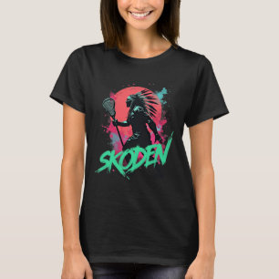 T-shirt Skoden Amérindien Slang Lacrosse