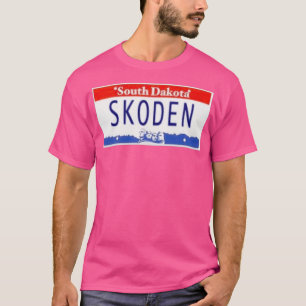 T-shirt SKODEN South Dakota License Plate Long