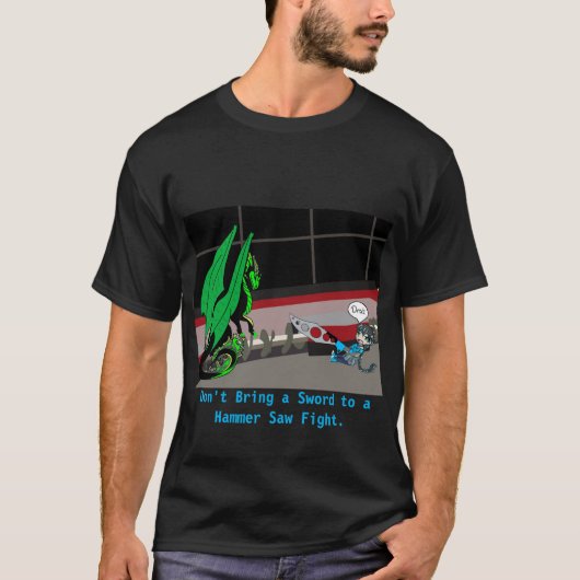 T-shirt Skorpios v SawBlaze Battlebots (Devant)