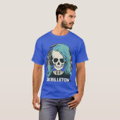 T-shirt Skrilleton Halloween drôle (Devant entier)