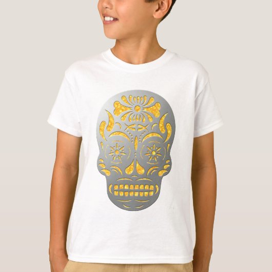 T-shirt Skull1MetalFire (Devant)