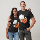 T-shirt Skull Basketball (Unisexe)