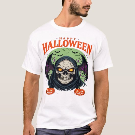T-shirt Skull Glow (Devant)