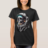 T-shirt Skull in an astronaut helmet skull astronaut (Devant)