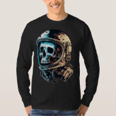 T-shirt Skull in an astronaut helmet skull astronaut  1 (Devant)