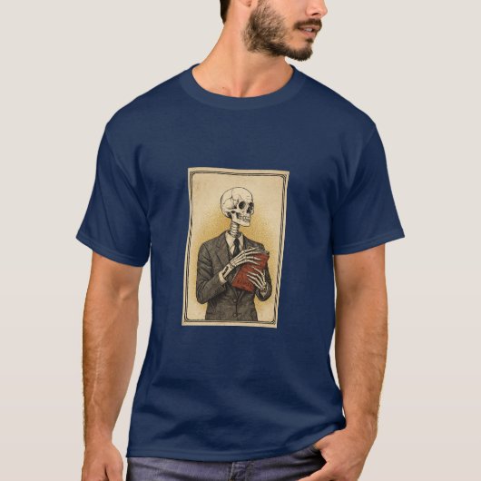 T-shirt Skull Portrait (Devant)