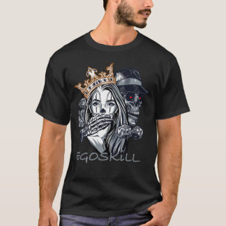 T-shirt Skull Queen & Dice - EGOSKILL Design