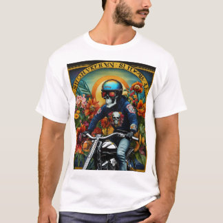 T-shirt "Skull Rider : Une Marche Audacieuse À Travers Des
