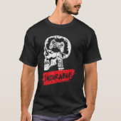 T-shirt Skull Skeleton Gaming Controller Funny Halloween G (Devant)