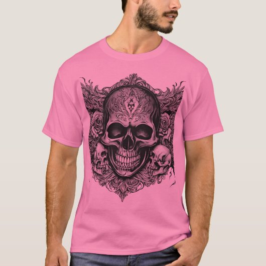 T-shirt Skull Sketched (Devant)