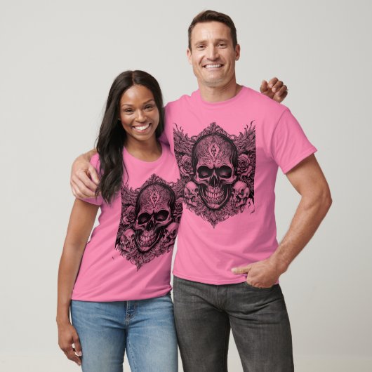 T-shirt Skull Sketched (Unisexe)