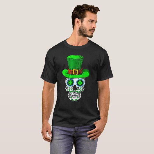 T-shirt Skull St Patricks Day Irish Saint Patricks Day of  (Devant entier)