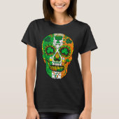T-shirt Skull St Patricks Day Irish  Saint Patricks Day of (Devant)