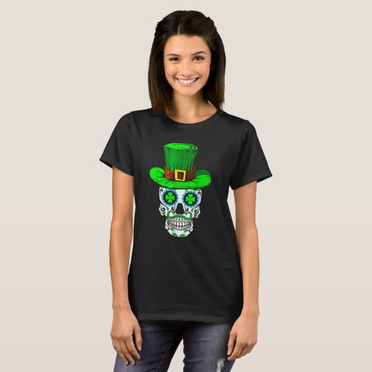 T-shirt Skull St Patricks Day Irish Saint Patricks Day of (Devant entier)