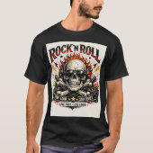 T-shirt Skull Star : Le Graphisme Rock & Roll Ultime (Devant)