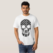 T-shirt Skull Warrior États-Unis (Devant entier)