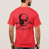 T-shirt skullbones, aucuns prisonniers ! (Dos)