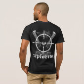 T-SHIRT SKULLNROSES (Dos entier)