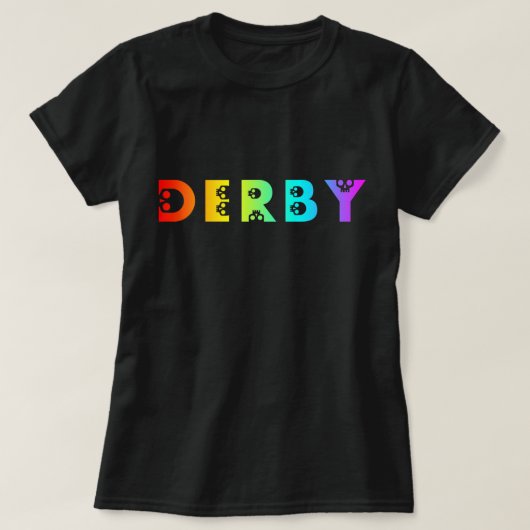 T-shirt skullphabet de Derby (Design devant)