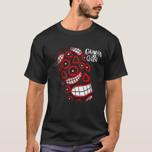 T-shirt Skulls and mouths (Devant)