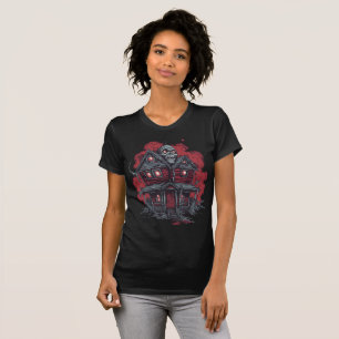 T-shirt Skulltop Manor : Un cauchemar lâché